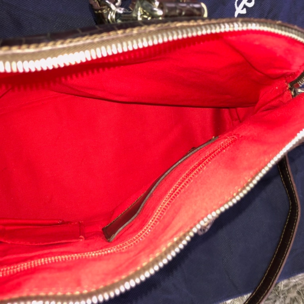 Vintage Dooney & Bourke  Handbag & Bonus D&B Vintage Ostrich Leather Bag - Picture 5 of 17